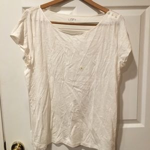 Basic white tee